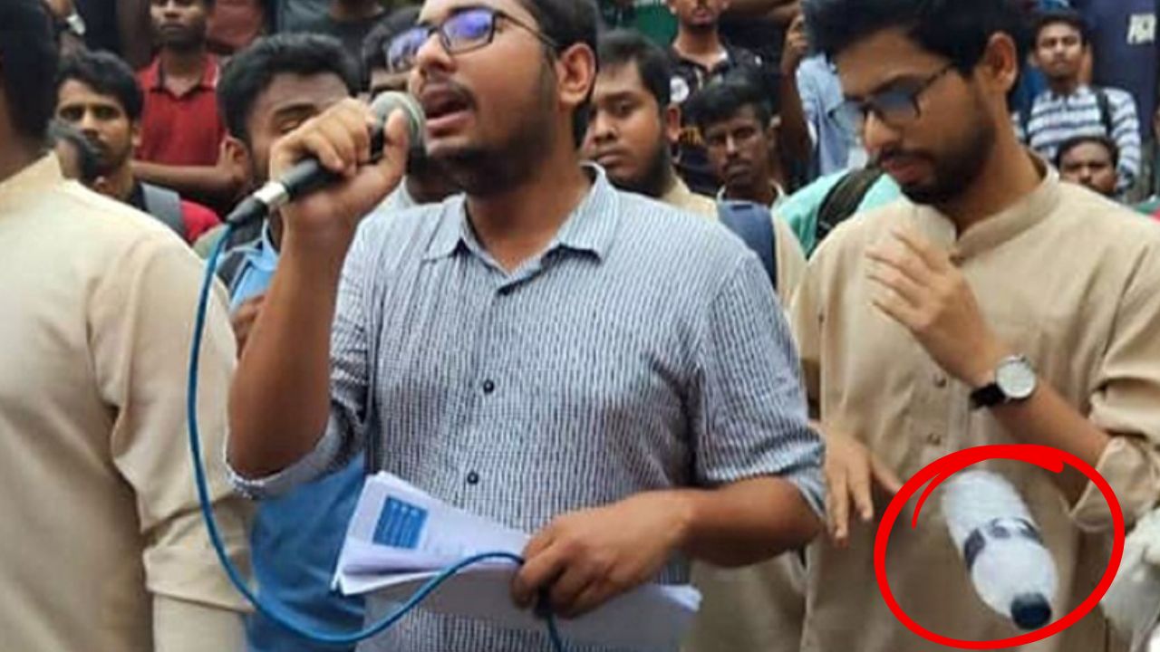 রাবিতে শিবির সভাপতিকে লক্ষ্য করে বোতল নিক্ষেপ